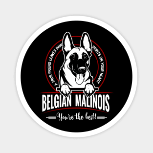 BELGIAN MALINOS THE BEST FRIEND Magnet